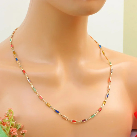 "New Beautiful Design Necklace Chain for Women/Girls, Gift, N603 - Picture 3 of 10
